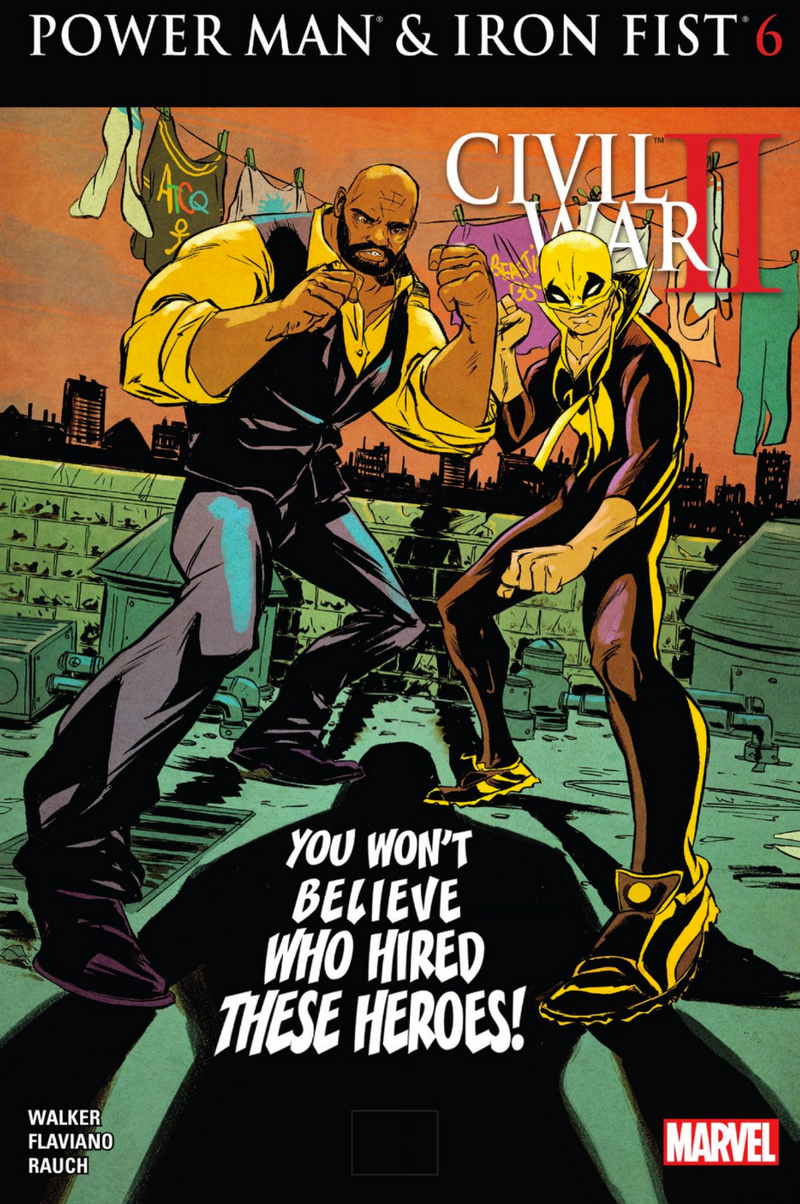 Illustration for article titled Power Man and Iron Fist Have the Right Idea About Marvel's Civil War II